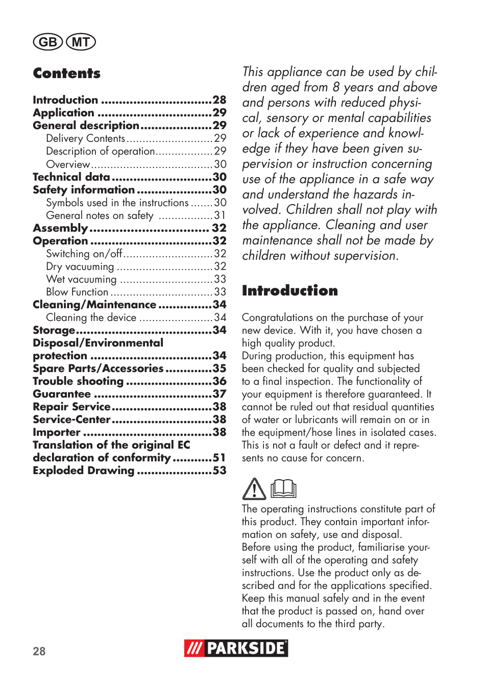 Parkside PNTS 1400 D1 User Manual | Page 28 / 56