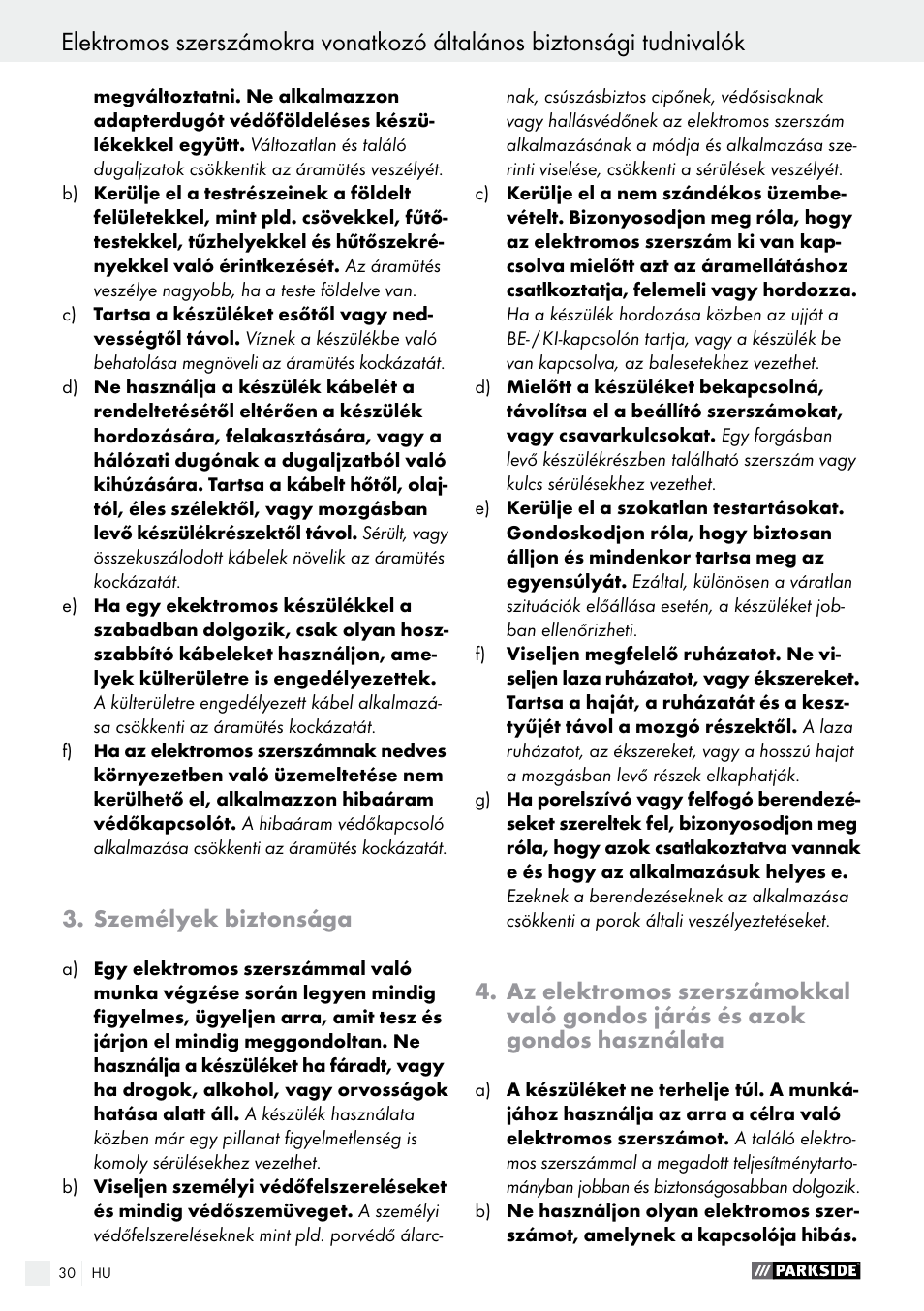 Parkside POF 1200 A1 User Manual | Page 30 / 69