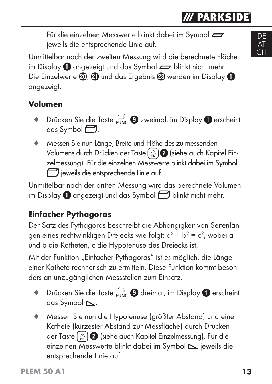 Parkside PLEM 50 A1 User Manual | Page 16 / 92