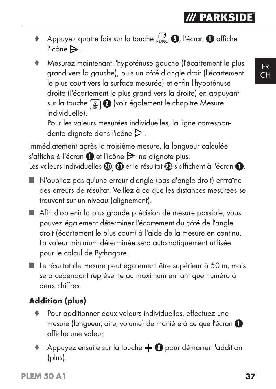 Parkside PLEM 50 A1 User Manual | Page 40 / 92