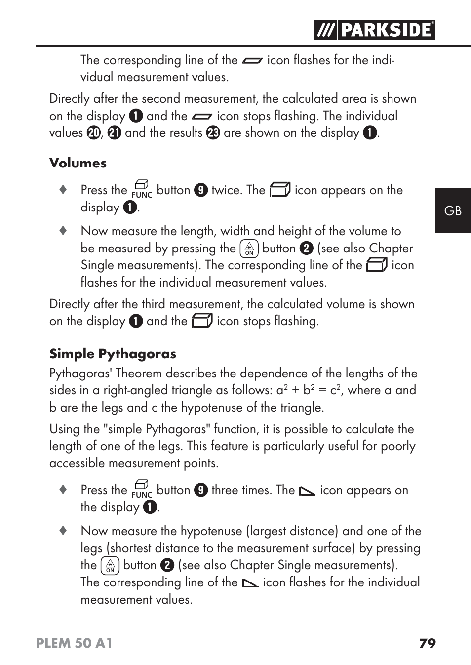 Parkside PLEM 50 A1 User Manual | Page 82 / 92