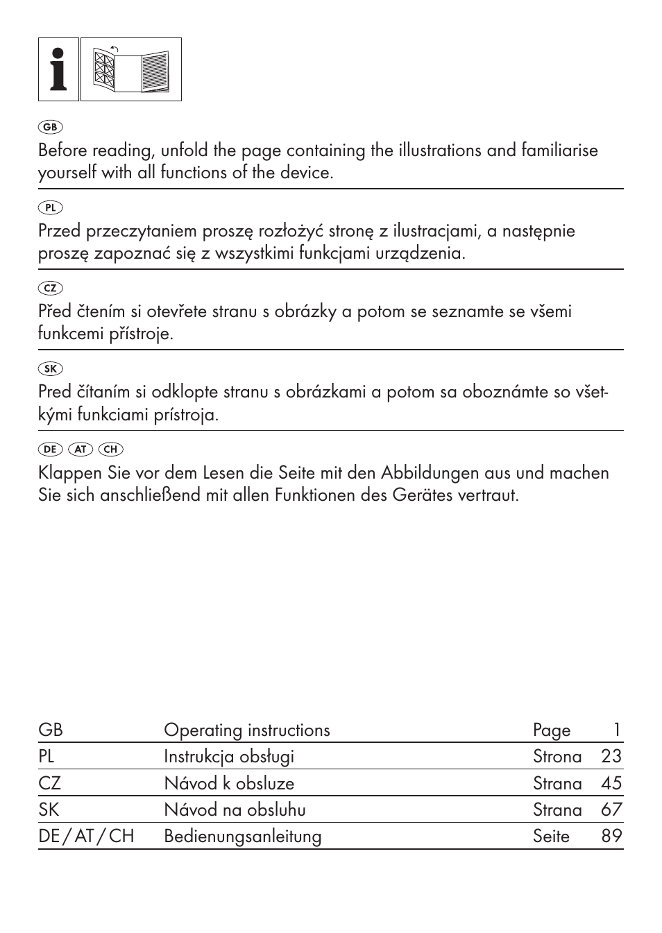 Parkside PLEM 50 A1 User Manual | Page 2 / 114