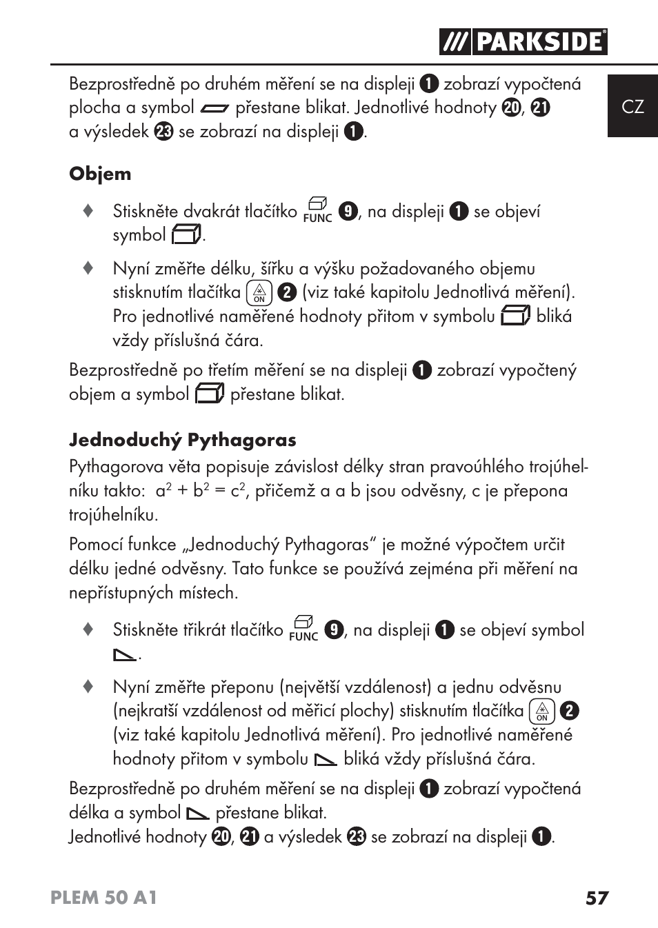 Parkside PLEM 50 A1 User Manual | Page 60 / 114
