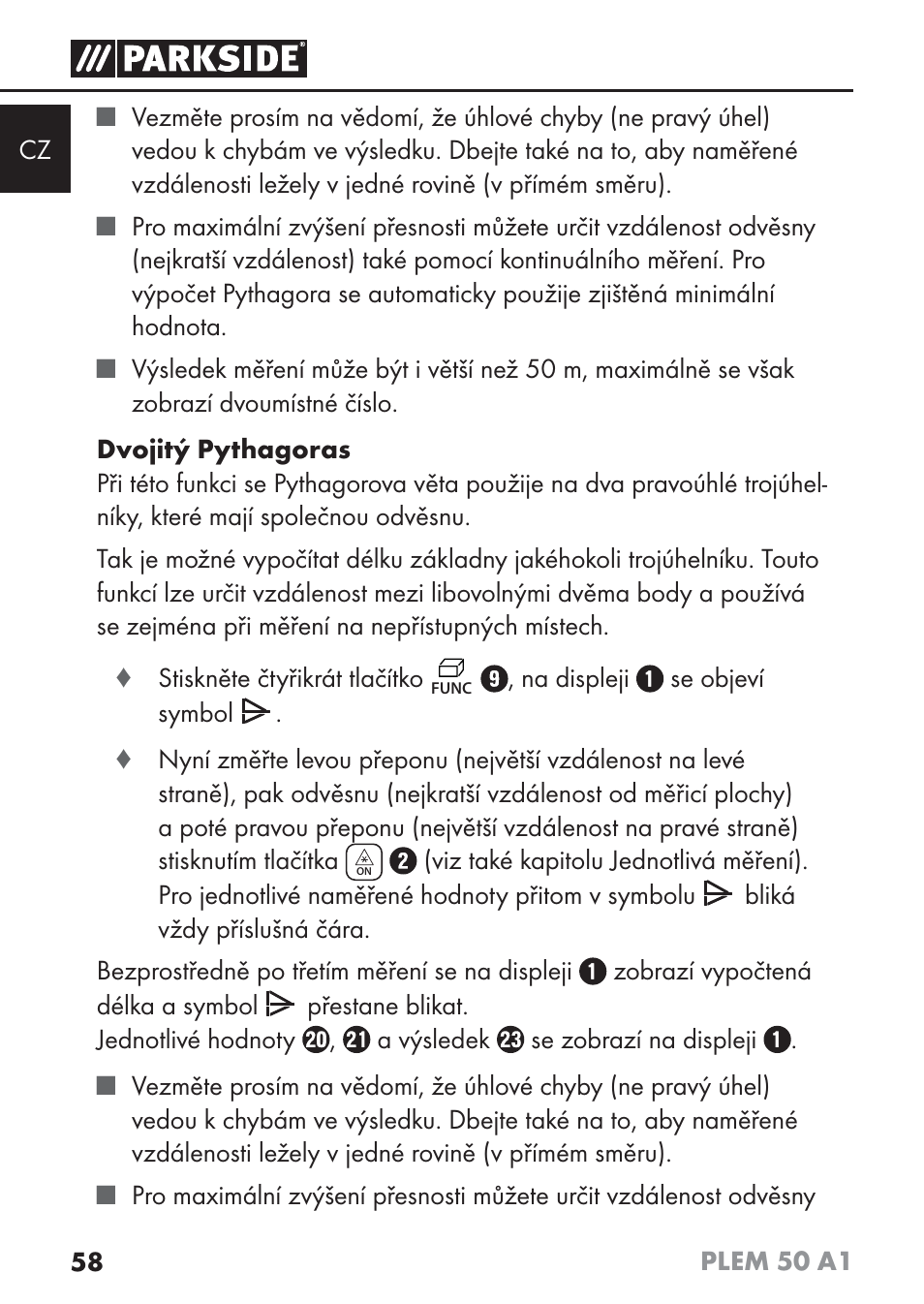Parkside PLEM 50 A1 User Manual | Page 61 / 114
