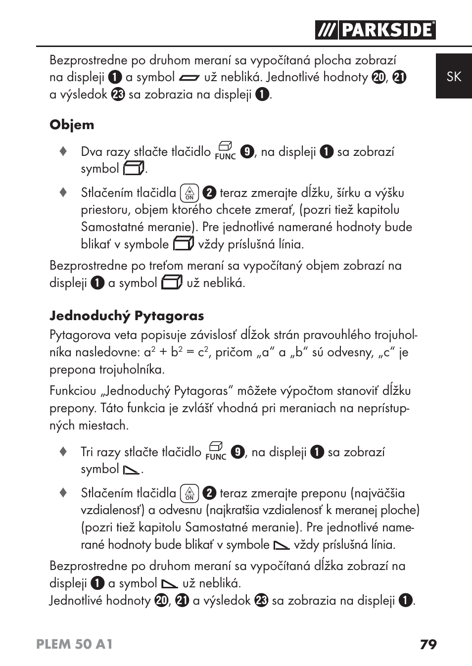 Parkside PLEM 50 A1 User Manual | Page 82 / 114