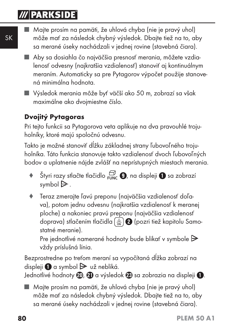 Parkside PLEM 50 A1 User Manual | Page 83 / 114