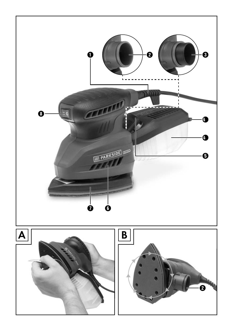 Parkside PHS 160 B3 User Manual | Page 3 / 60