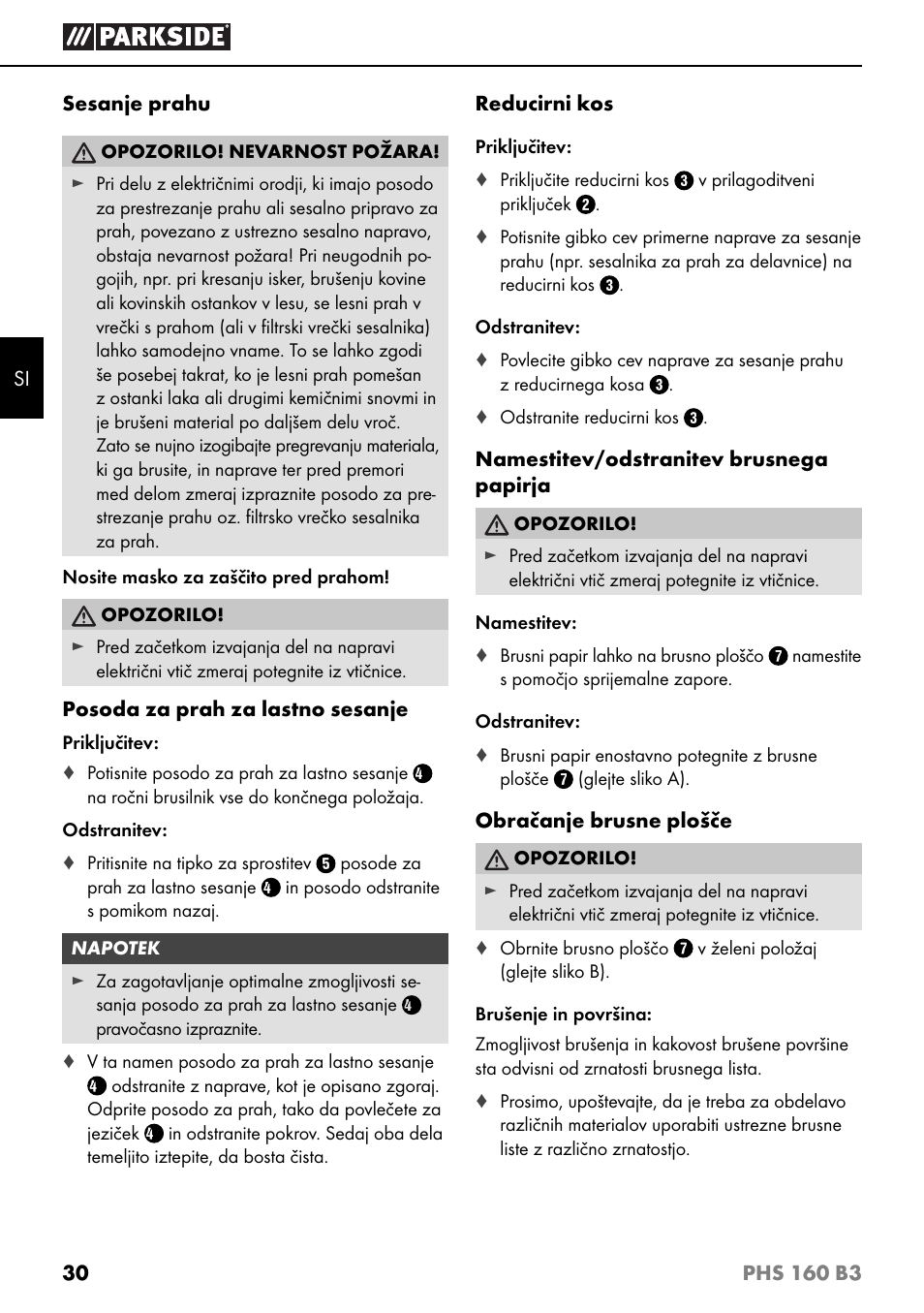 Parkside PHS 160 B3 User Manual | Page 33 / 60