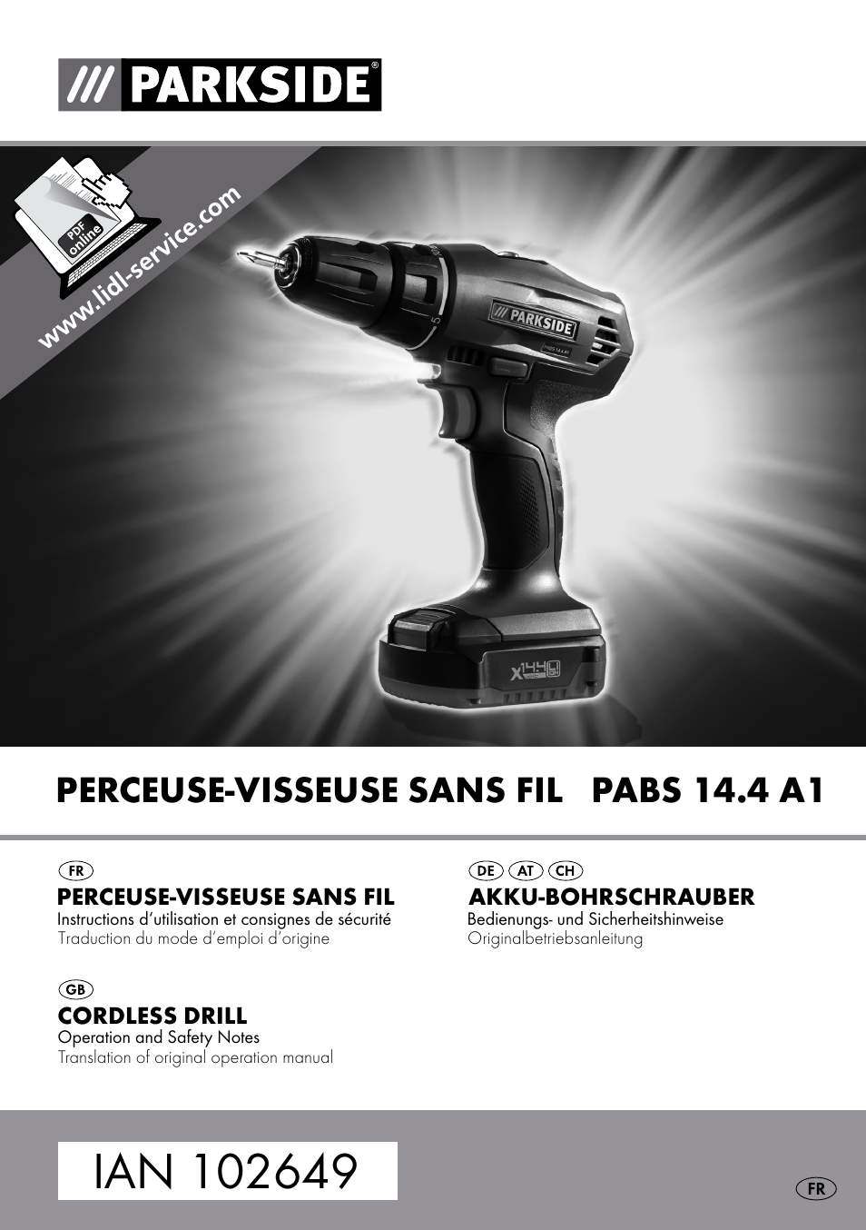 Parkside PABS 14.4 A1 User Manual | 34 pages
