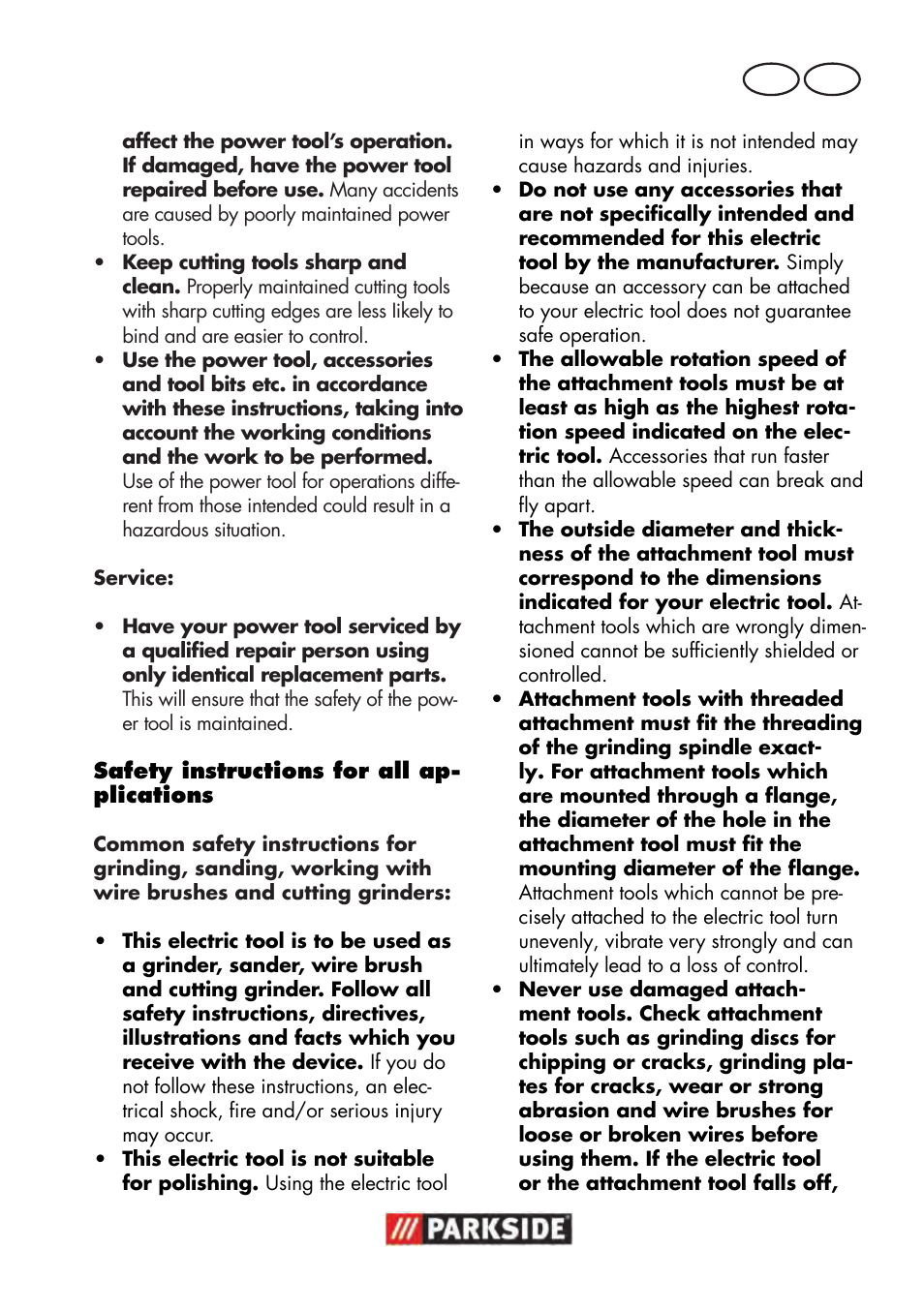 Mt gb | Parkside PWS 125 B2 User Manual | Page 65 / 102