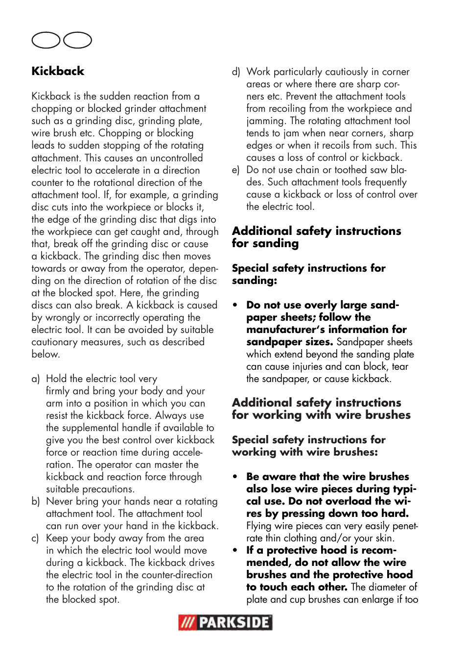 Gb mt | Parkside PWS 125 B2 User Manual | Page 68 / 102