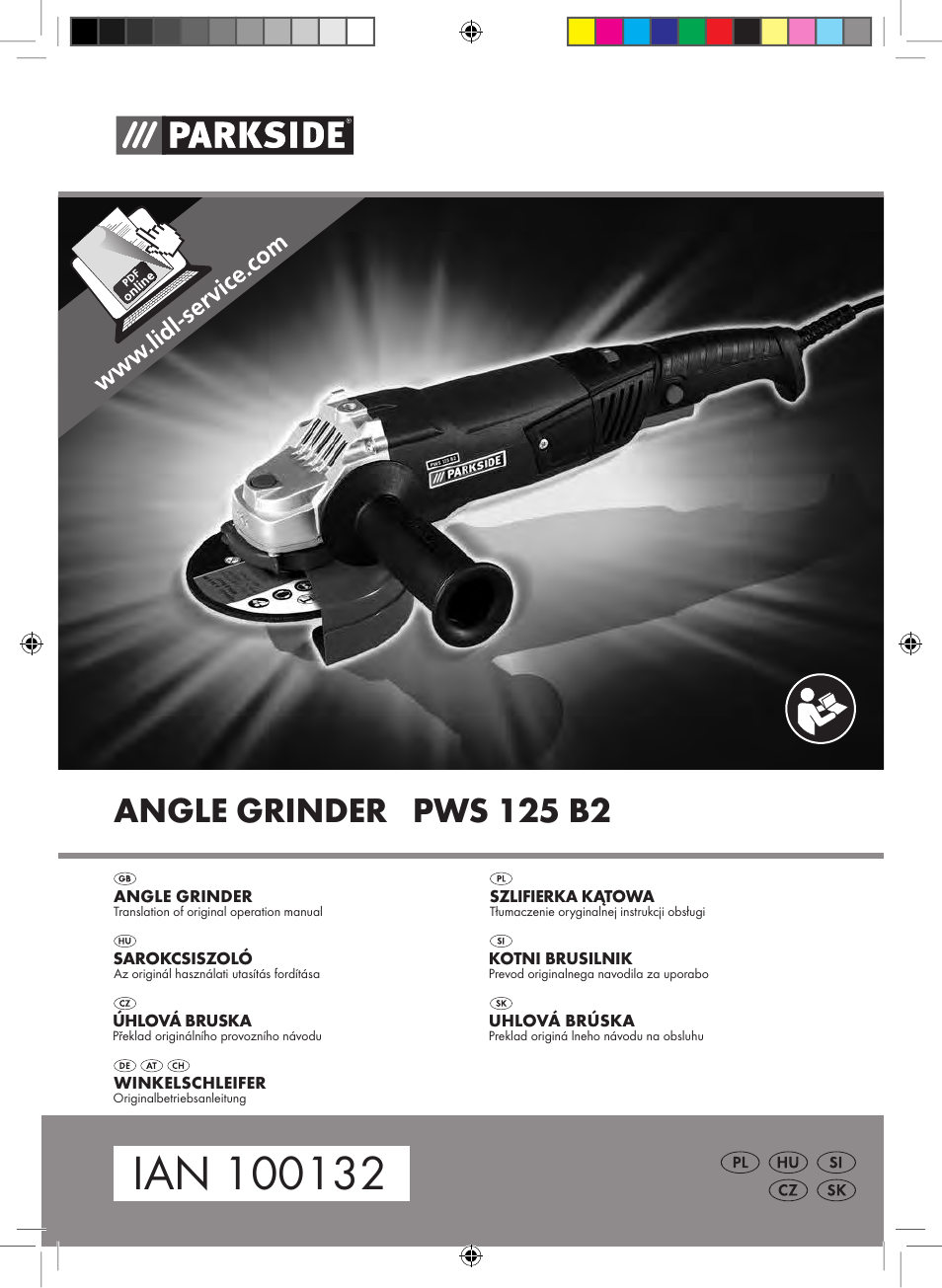 Parkside PWS 125 B2 User Manual | 142 pages