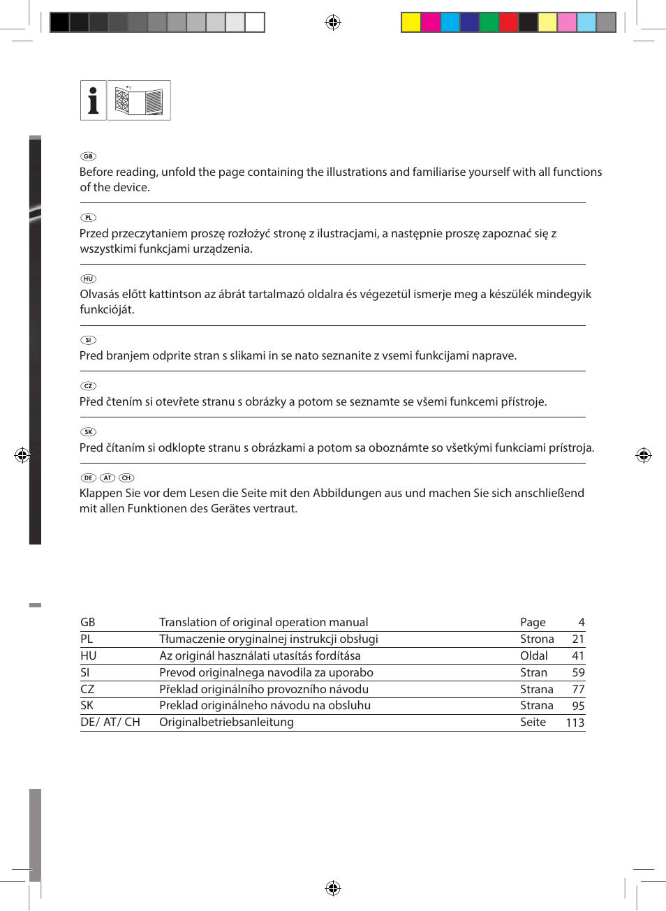 Parkside PWS 125 B2 User Manual | Page 2 / 142