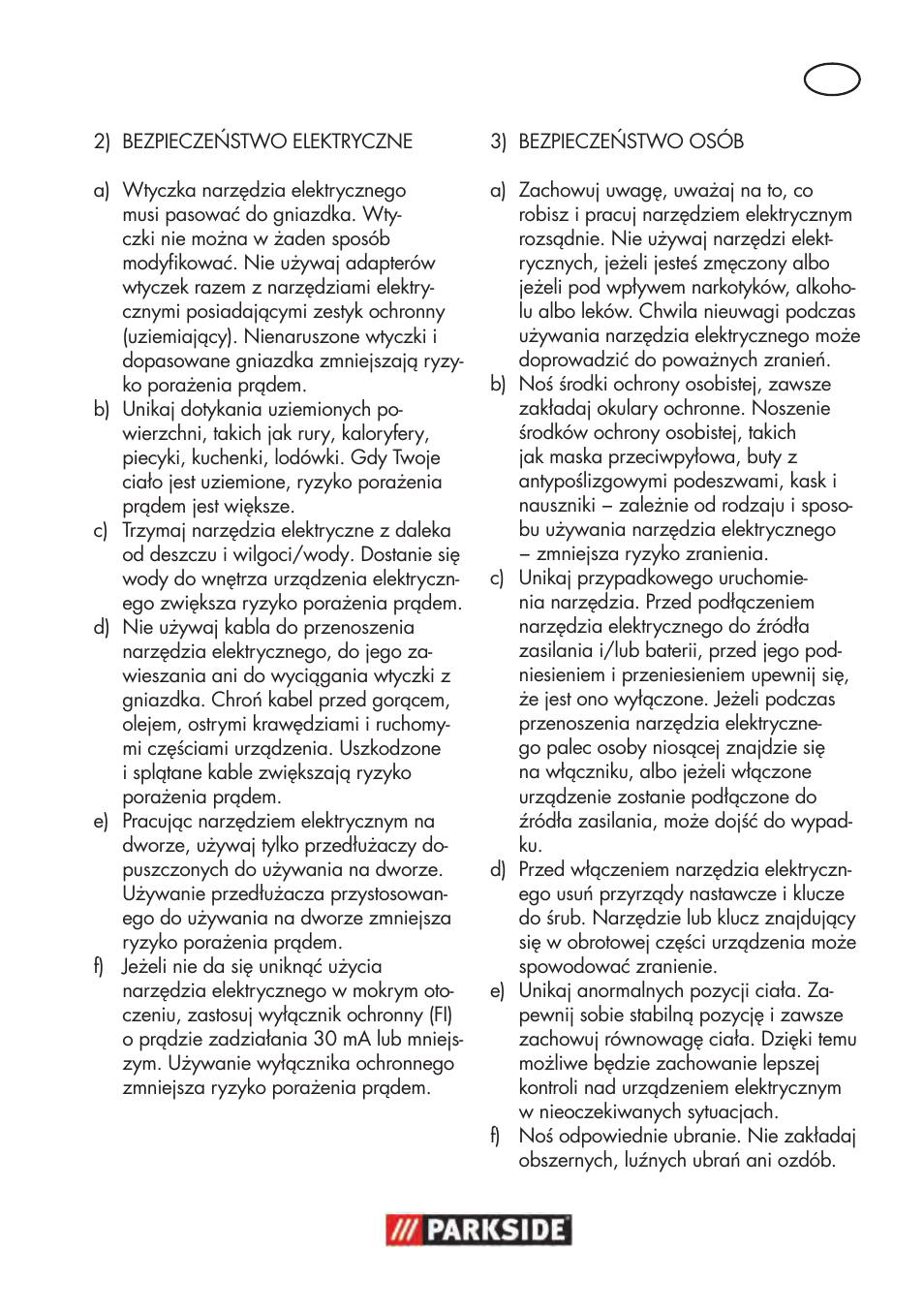 Parkside PWS 125 B2 User Manual | Page 25 / 142