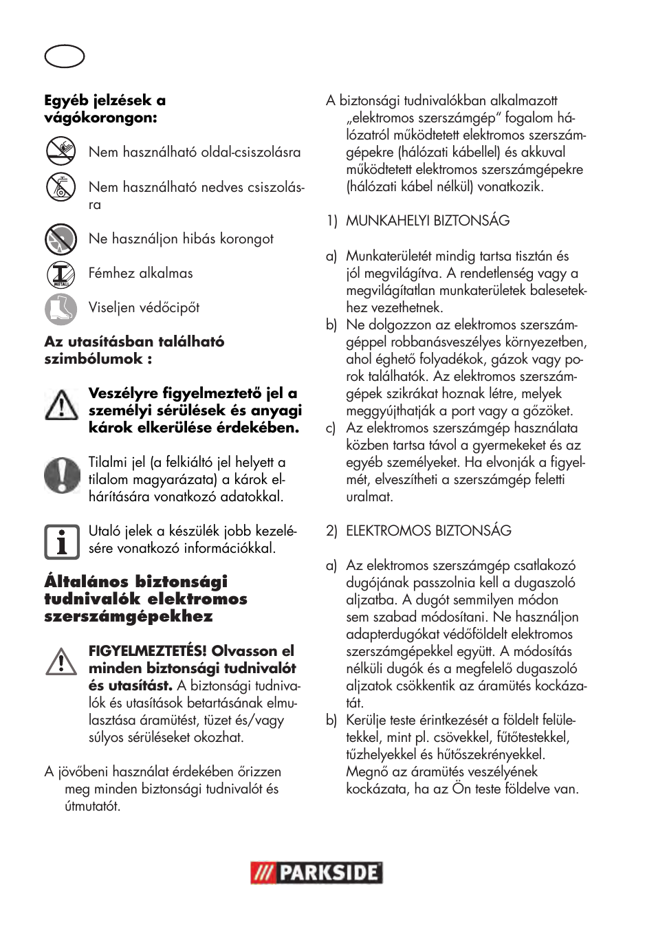 Parkside PWS 125 B2 User Manual | Page 44 / 142