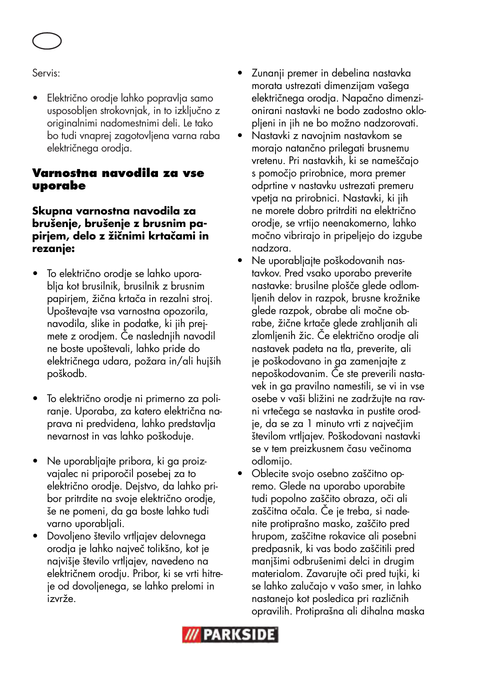 Parkside PWS 125 B2 User Manual | Page 64 / 142