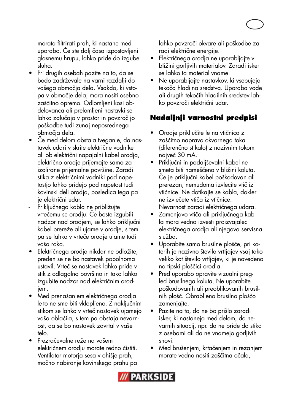 Parkside PWS 125 B2 User Manual | Page 65 / 142