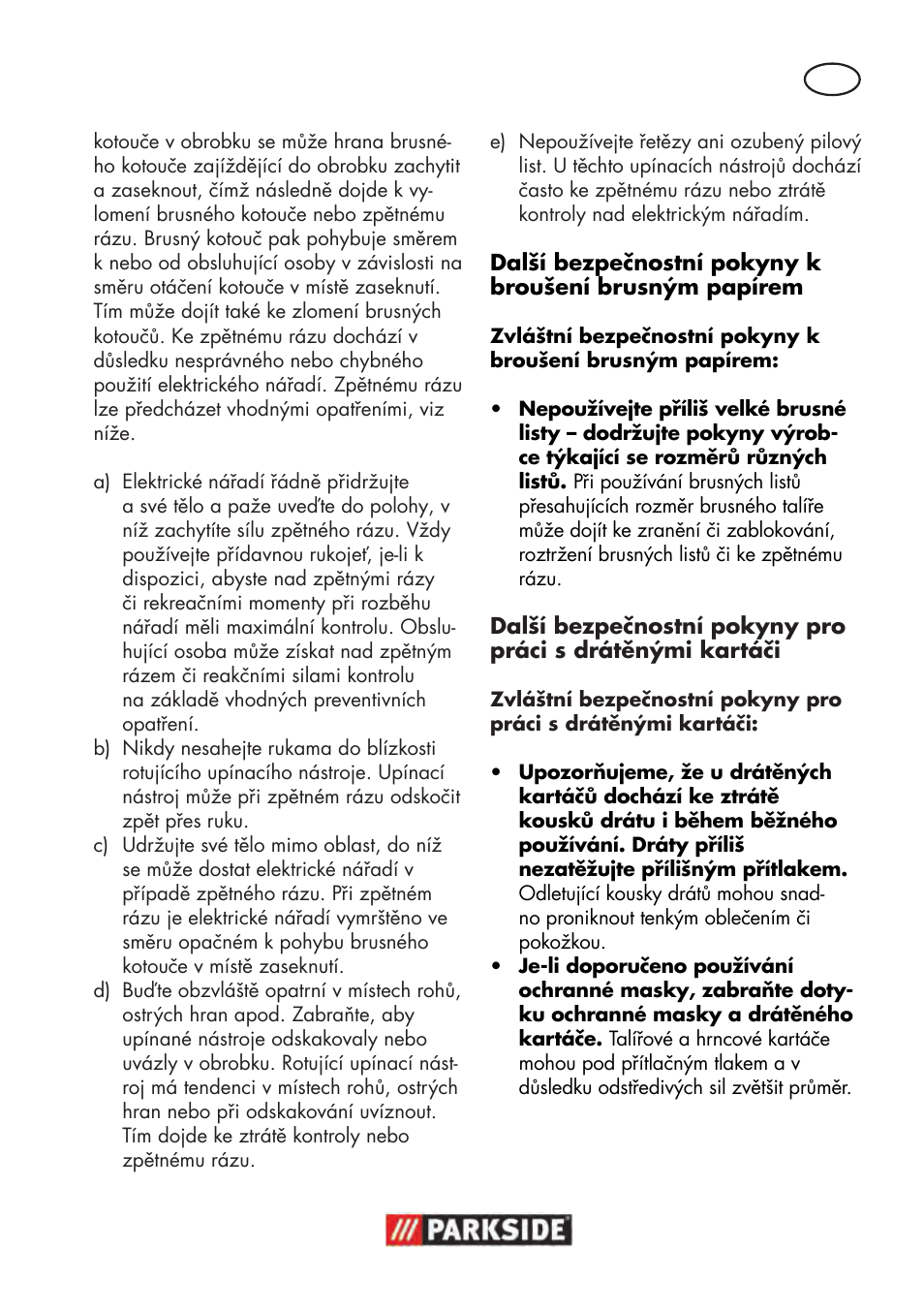 Parkside PWS 125 B2 User Manual | Page 85 / 142