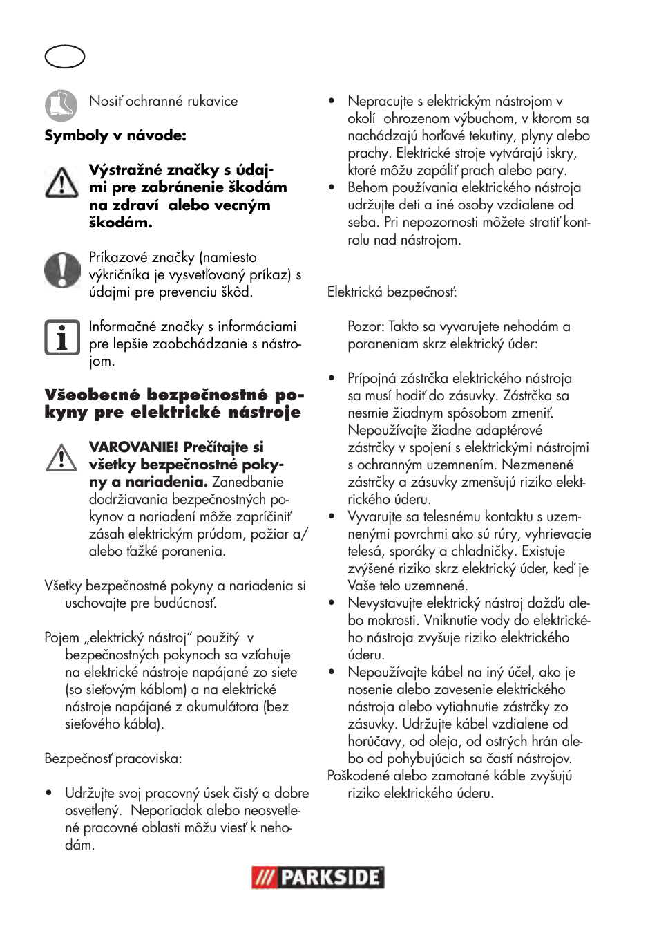 Parkside PWS 125 B2 User Manual | Page 98 / 142