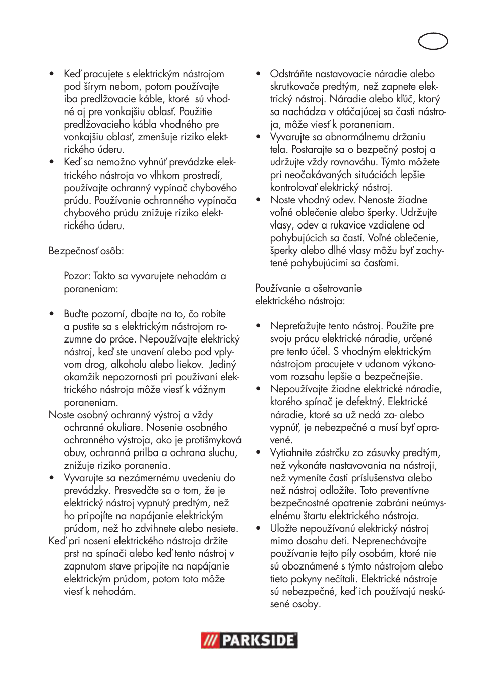 Parkside PWS 125 B2 User Manual | Page 99 / 142