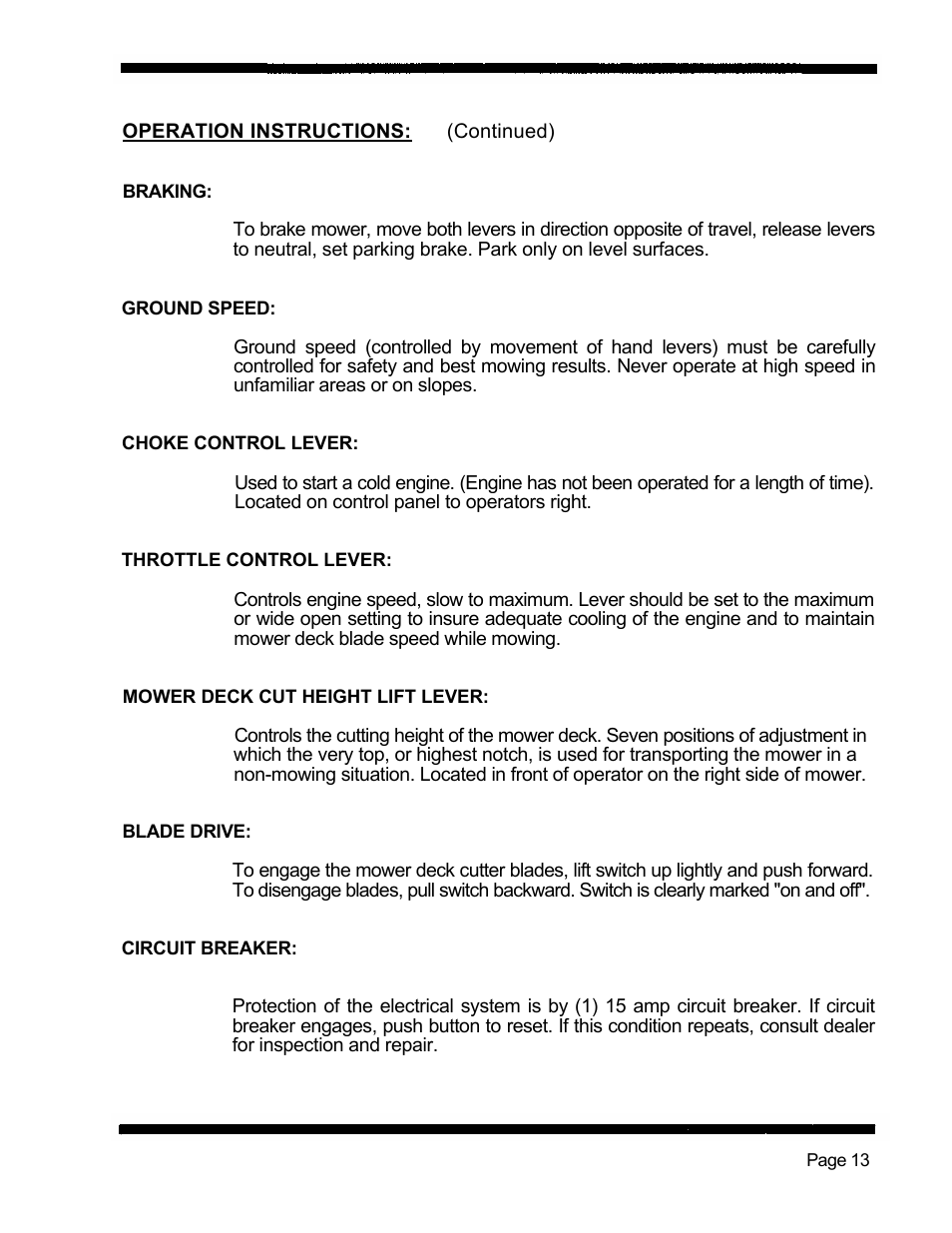 Dixon 5421 User Manual | Page 16 / 43