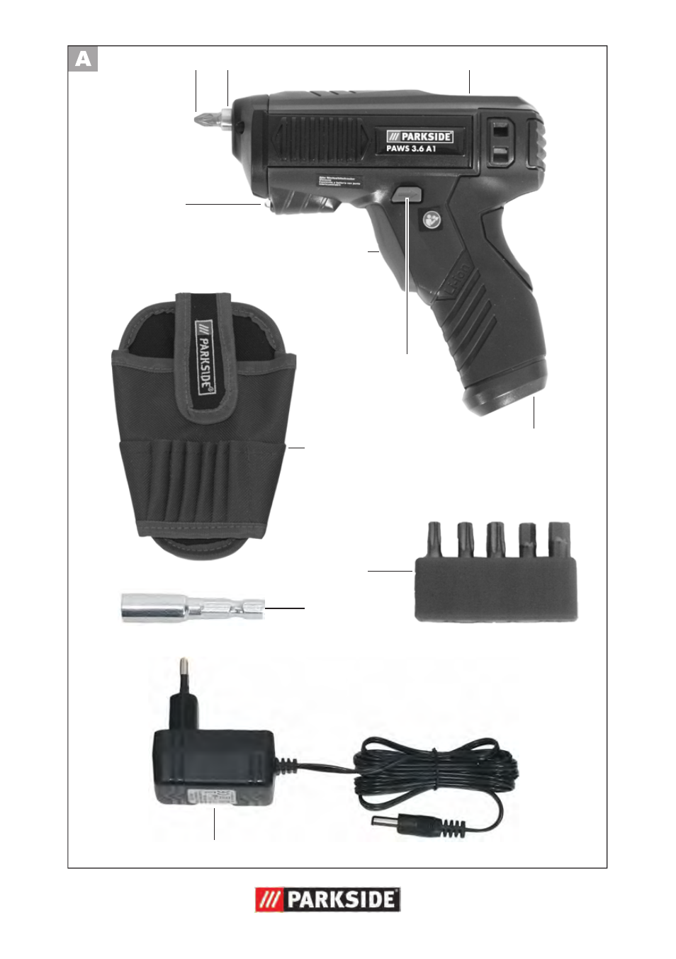 Parkside PAWS 3.6 A1 User Manual | Page 3 / 76