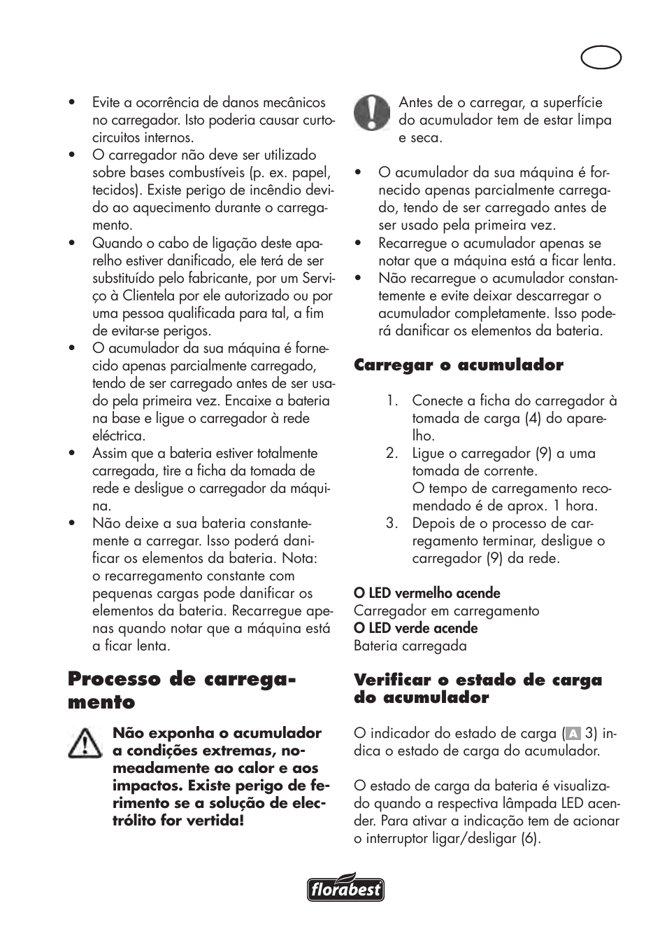 Processo de carrega- mento | Parkside PAWS 3.6 A1 User Manual | Page 35 / 76