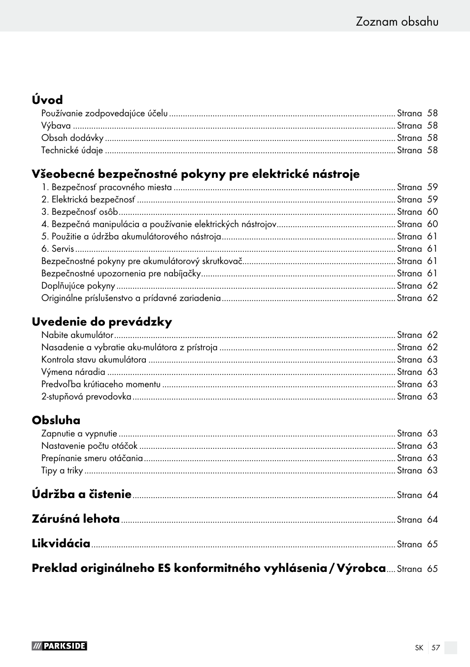 Parkside PABS 18-Li B4 User Manual | Page 57 / 77