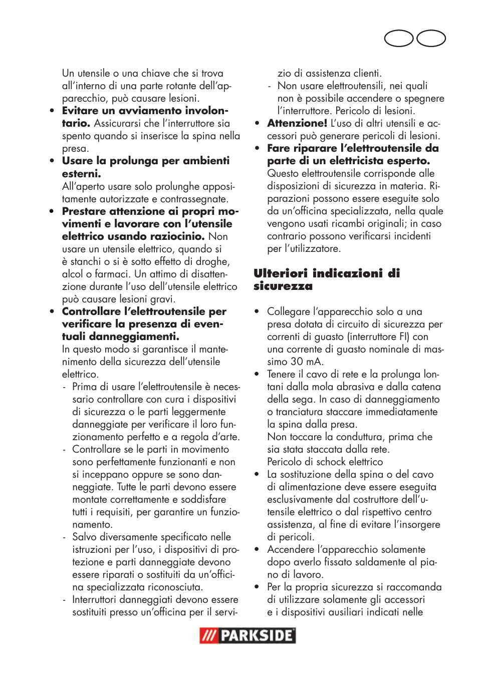 It mt | Parkside PSBS 240 B2 User Manual | Page 25 / 88