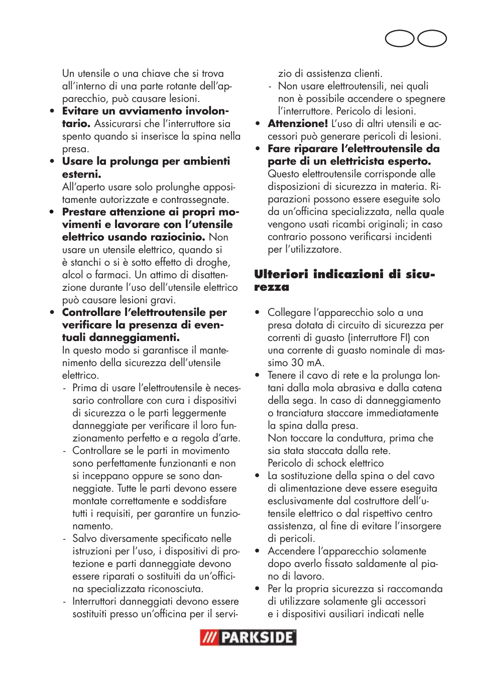 It ch | Parkside PSBS 240 B2 User Manual | Page 41 / 72