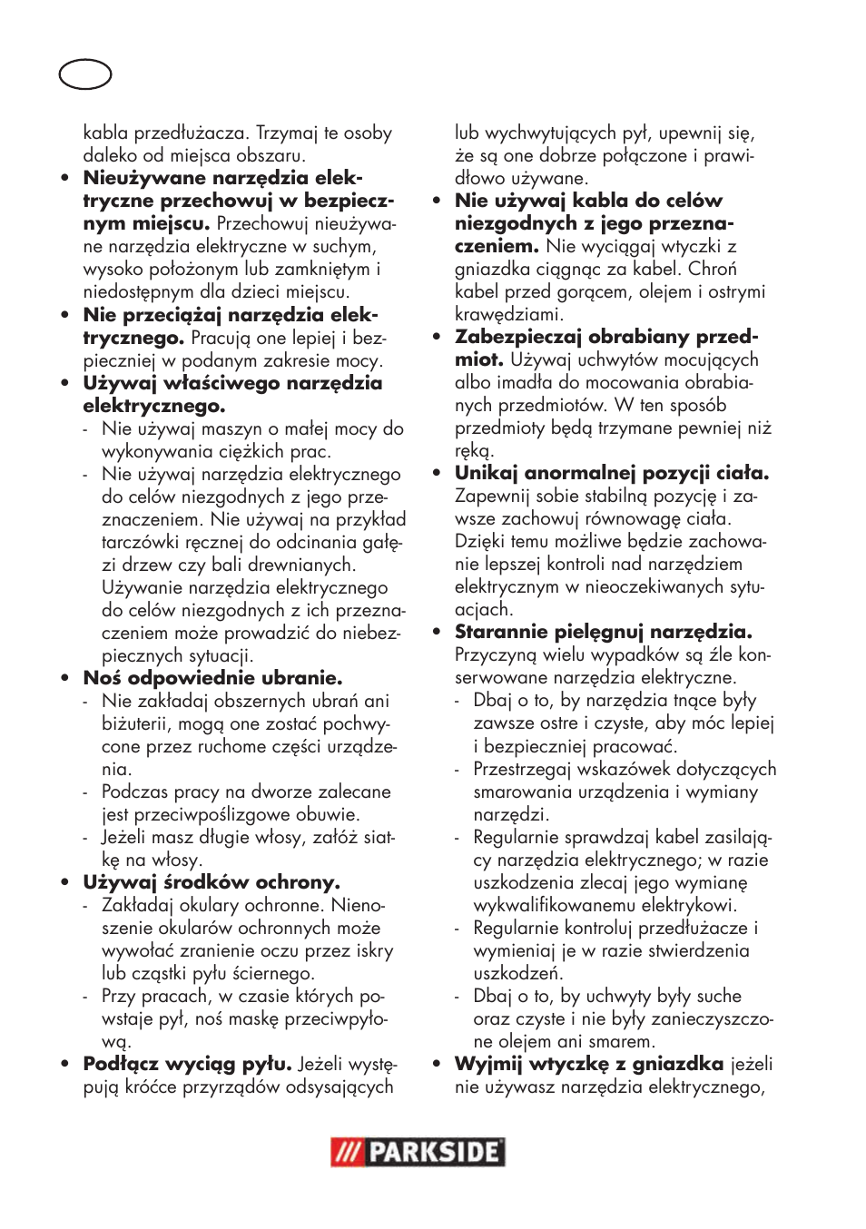 Parkside PSBS 240 B2 User Manual | Page 22 / 104