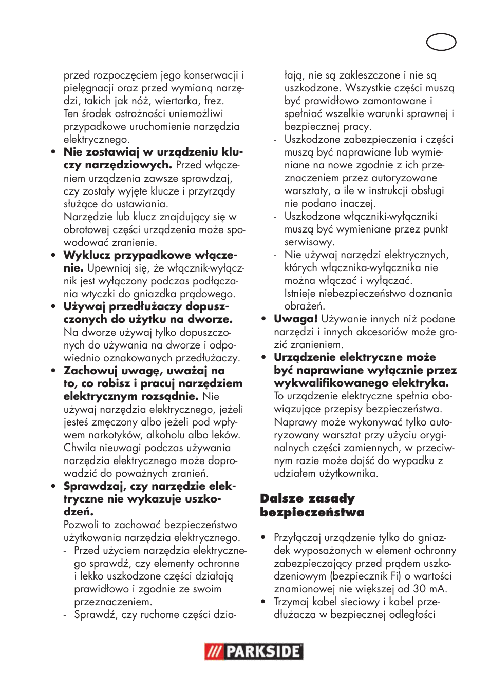 Parkside PSBS 240 B2 User Manual | Page 23 / 104