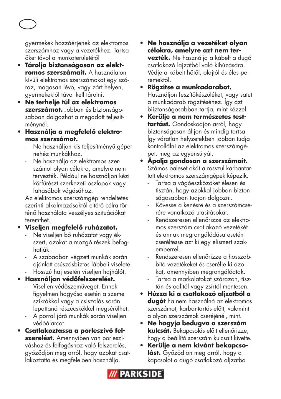 Parkside PSBS 240 B2 User Manual | Page 38 / 104