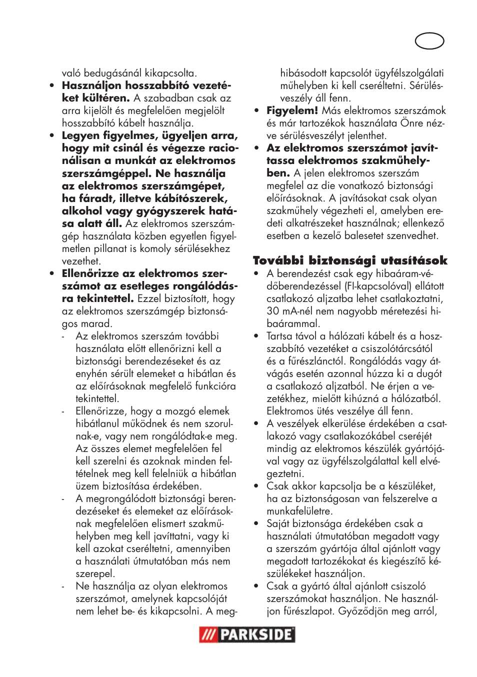 Parkside PSBS 240 B2 User Manual | Page 39 / 104