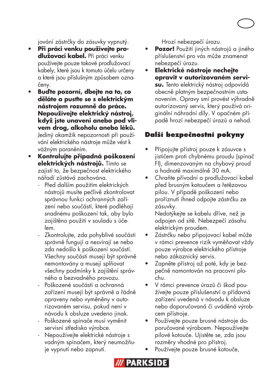 Parkside PSBS 240 B2 User Manual | Page 55 / 104