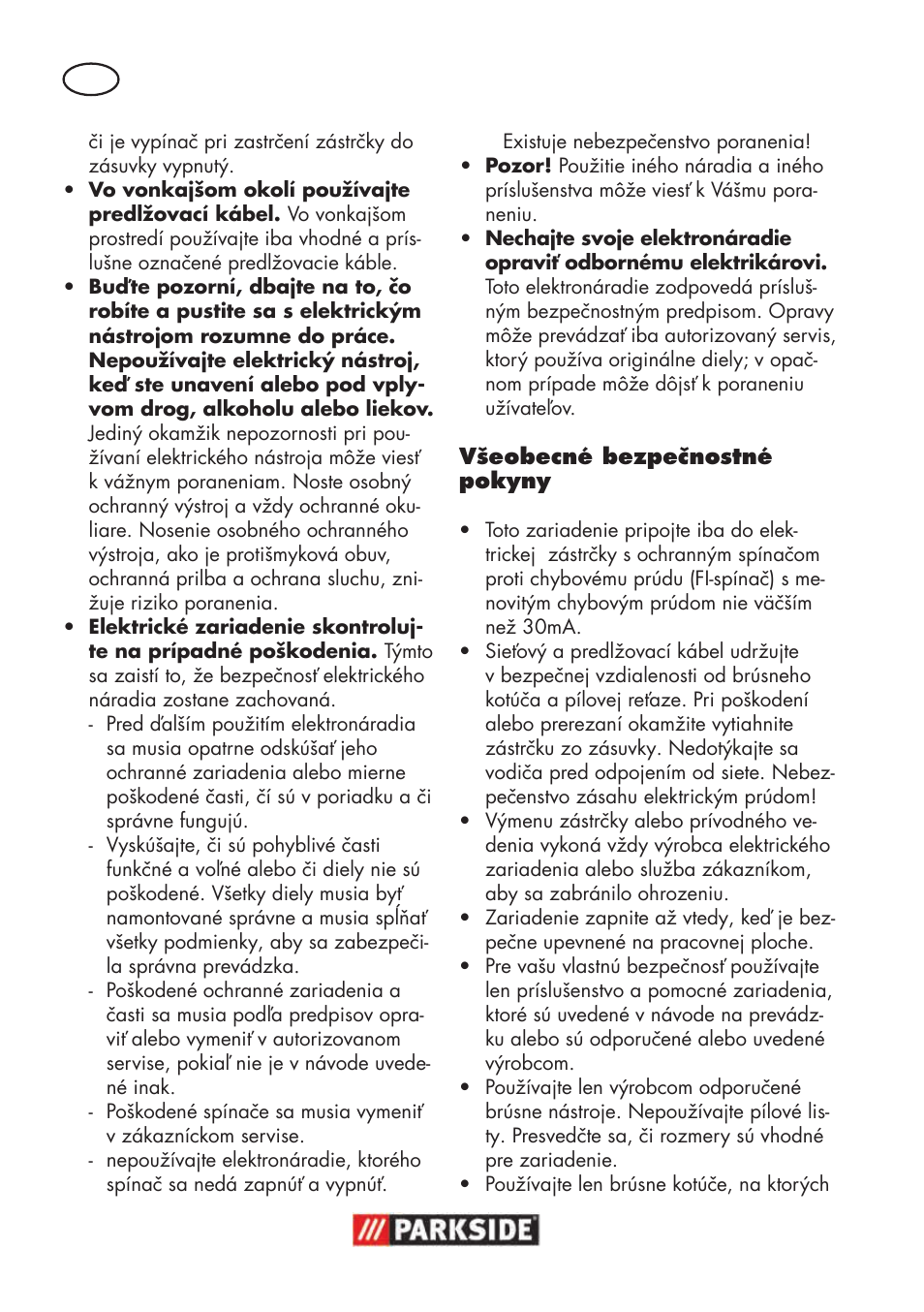 Parkside PSBS 240 B2 User Manual | Page 70 / 104