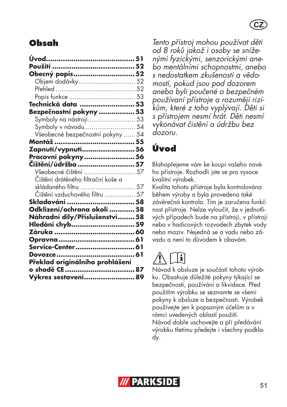 Parkside PAS 500 D3 User Manual | Page 51 / 90