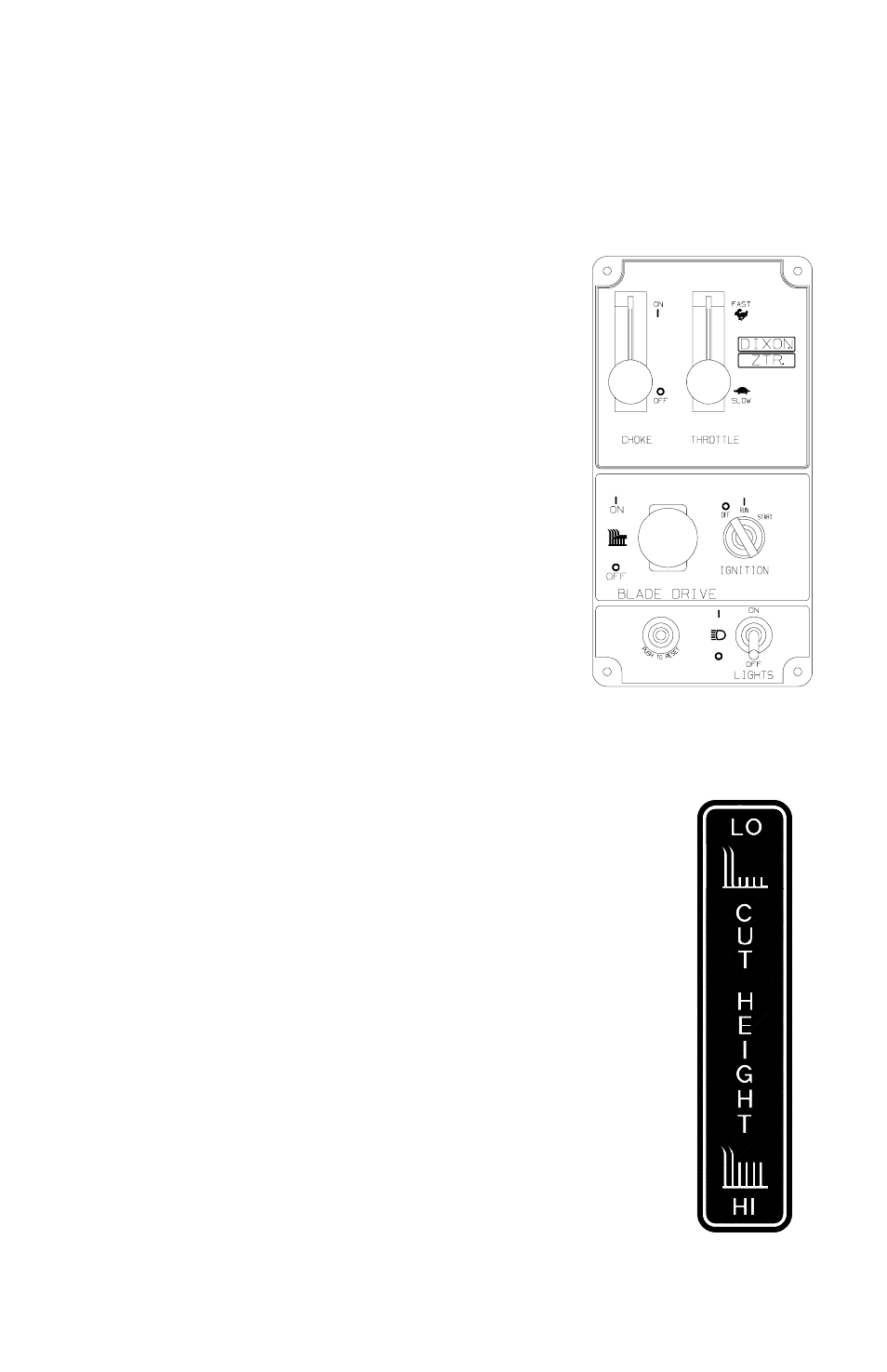 Controls | Dixon 13089-0601 User Manual | Page 19 / 60