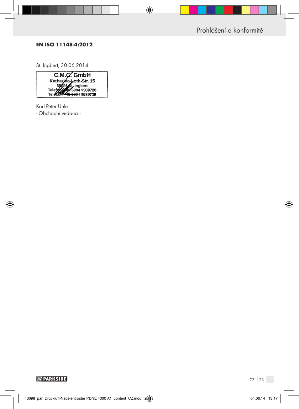 Parkside PDNE 4000 A1 User Manual | Page 23 / 34
