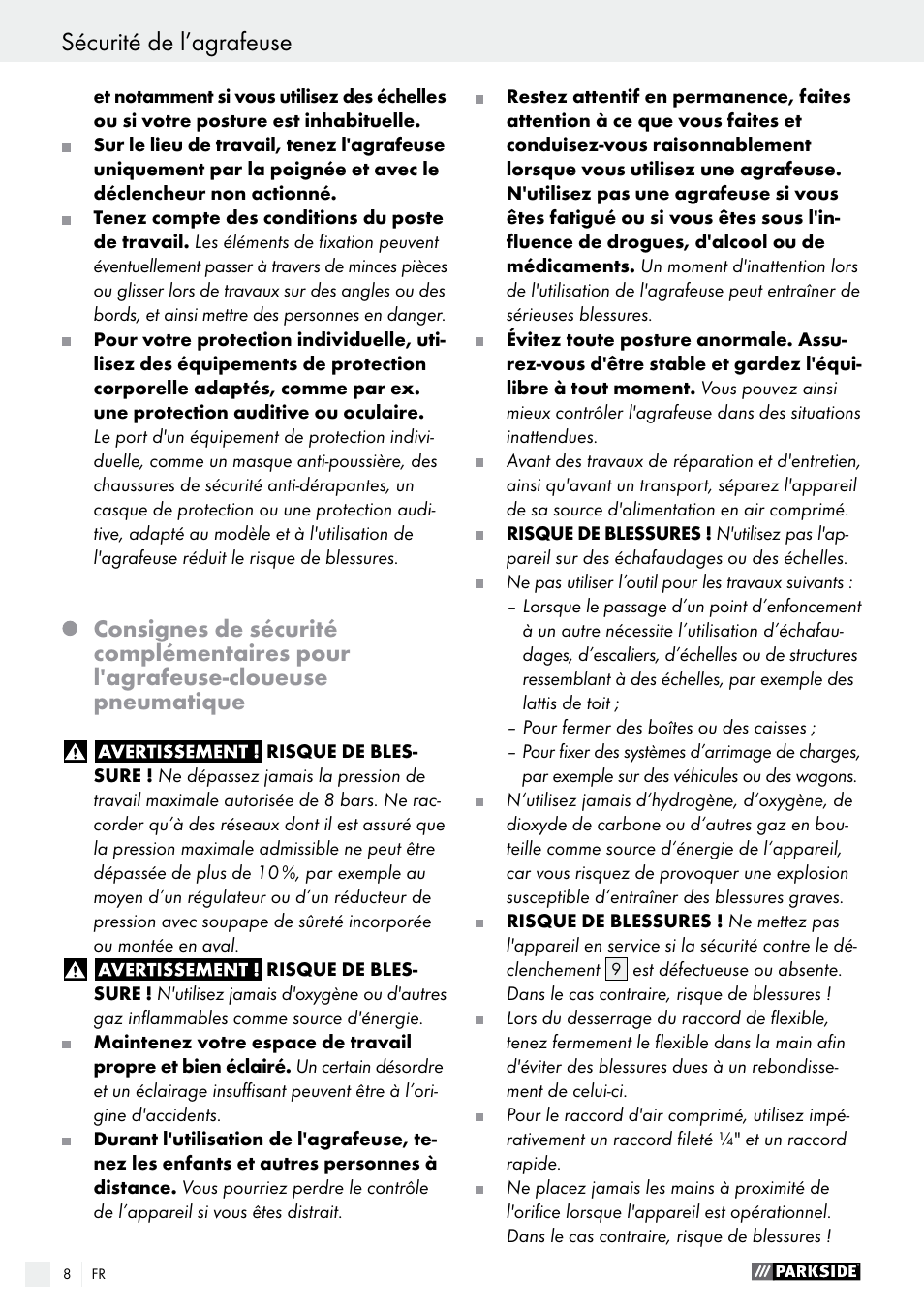Parkside PDT 40 C2 User Manual | Page 8 / 28