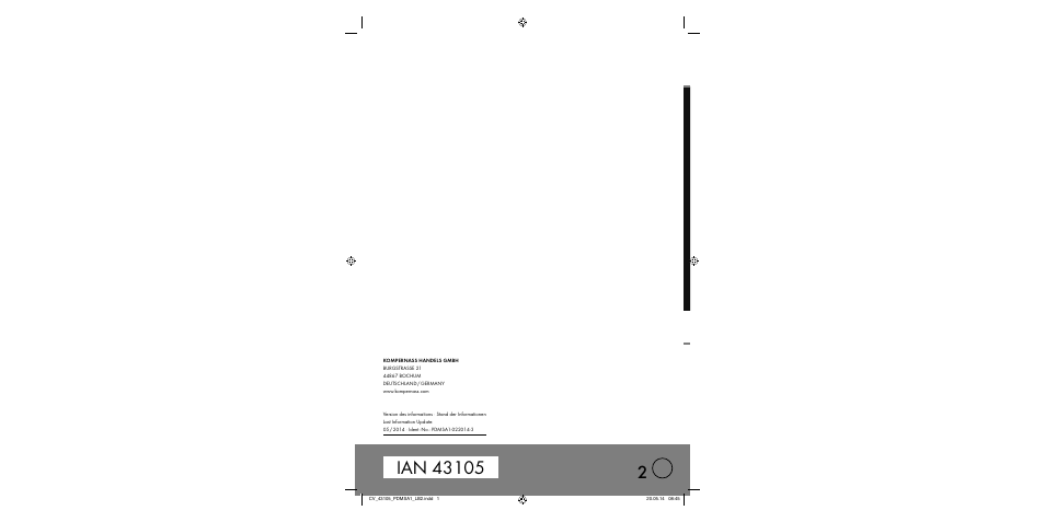 Parkside PDMS A1 User Manual | Page 34 / 34