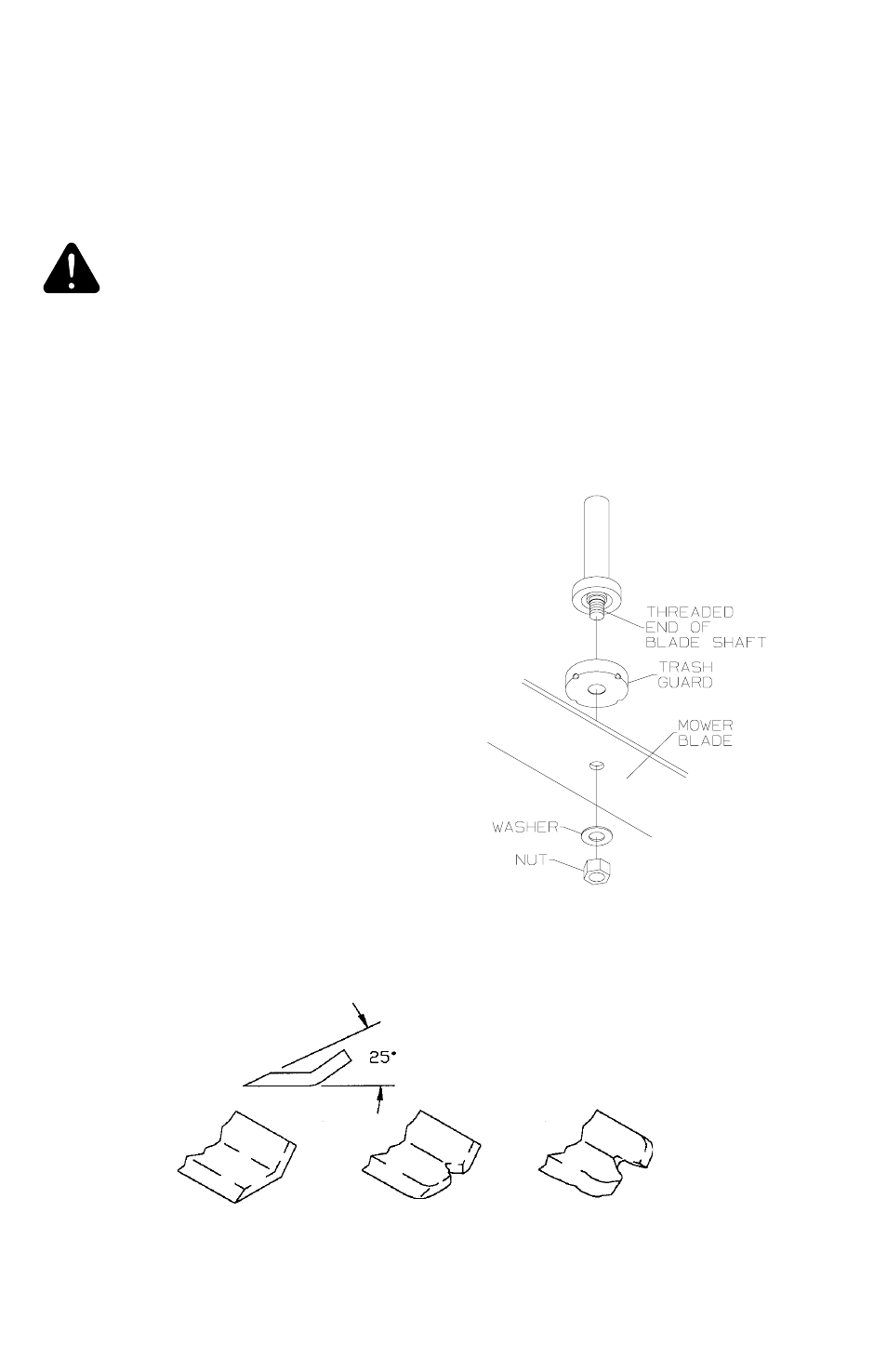 Care and maintenance, Cutter blade maintenance | Dixon 4500 Series User Manual | Page 32 / 48