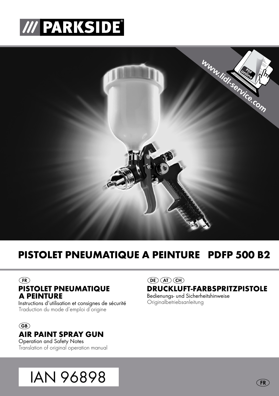 Parkside PDFP 500 B2 User Manual | 28 pages