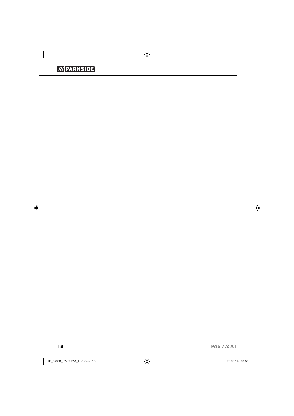 Parkside PAS 7.2 A1 User Manual | Page 21 / 46