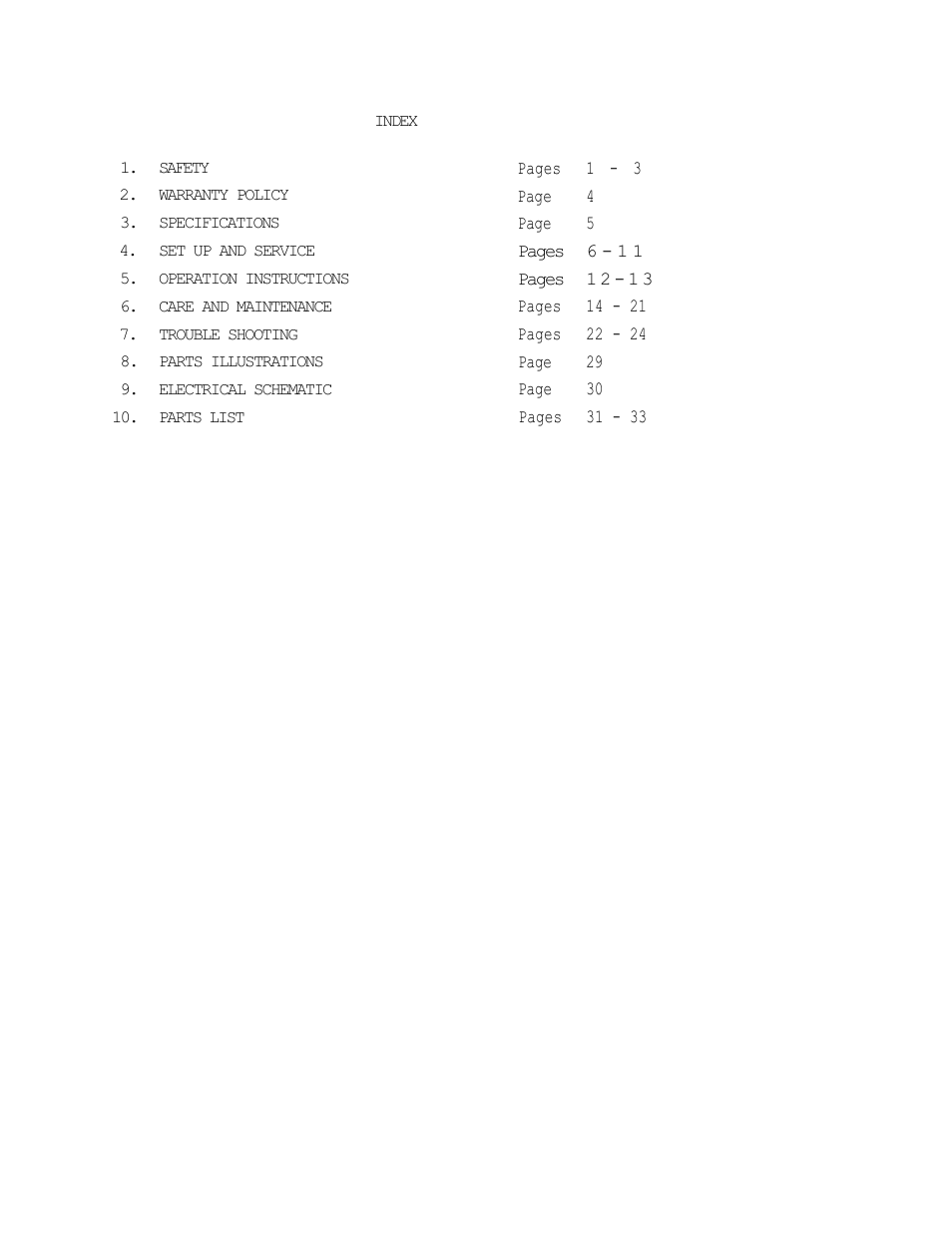 Dixon 502 User Manual | Page 2 / 36