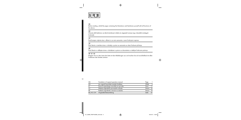 Parkside PDSP 1000 B2 User Manual | Page 2 / 53