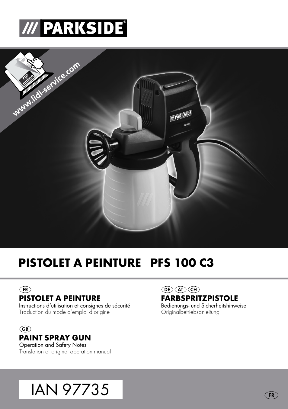 Parkside PFS 100 C3 User Manual | 33 pages