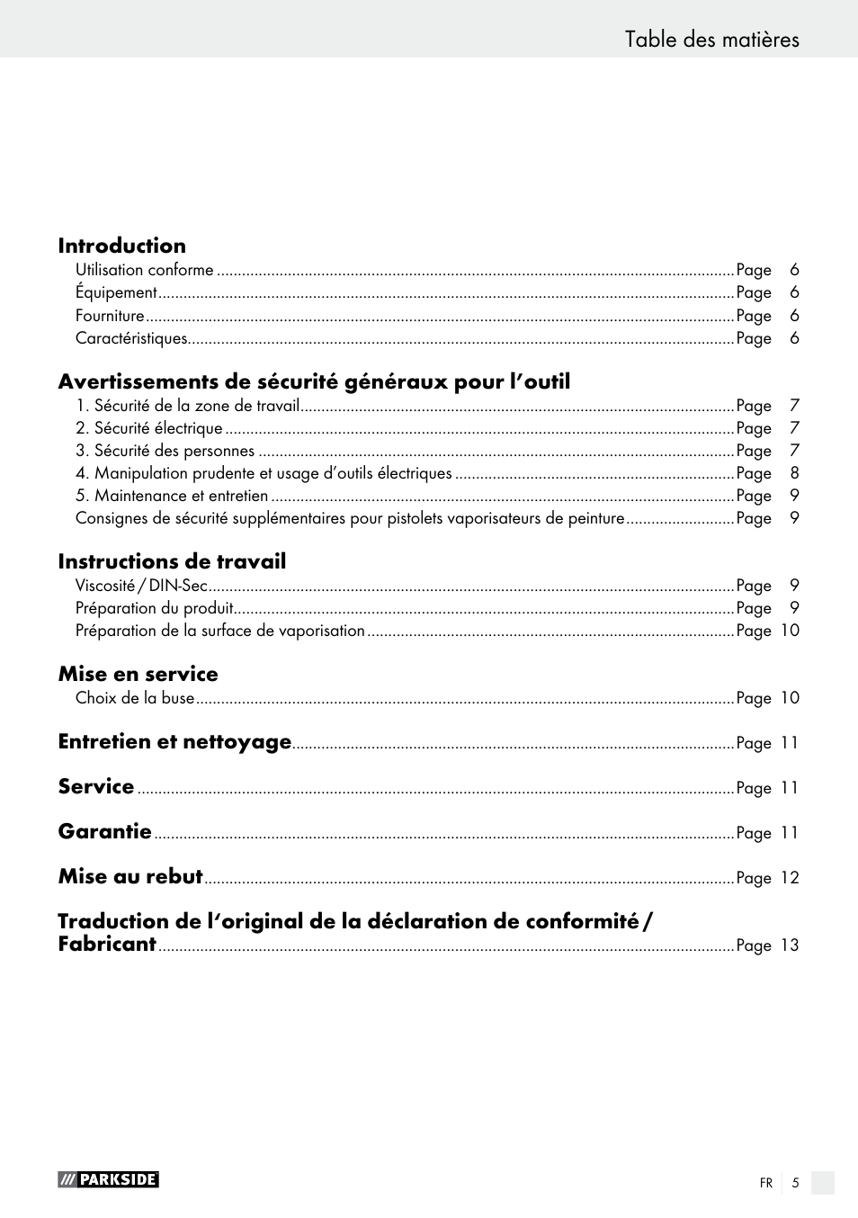 Parkside PFS 100 C3 User Manual | Page 5 / 33