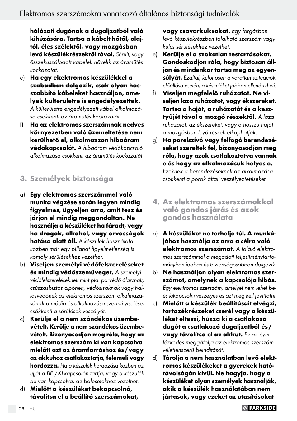 Parkside PAMFW 10.8 A1 User Manual | Page 28 / 77