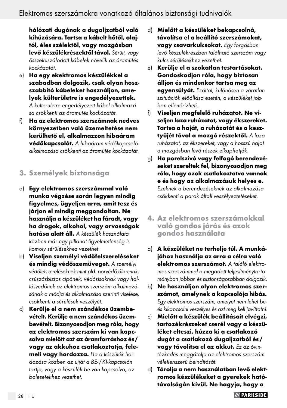 Parkside PABS 14.4 A1 User Manual | Page 28 / 77